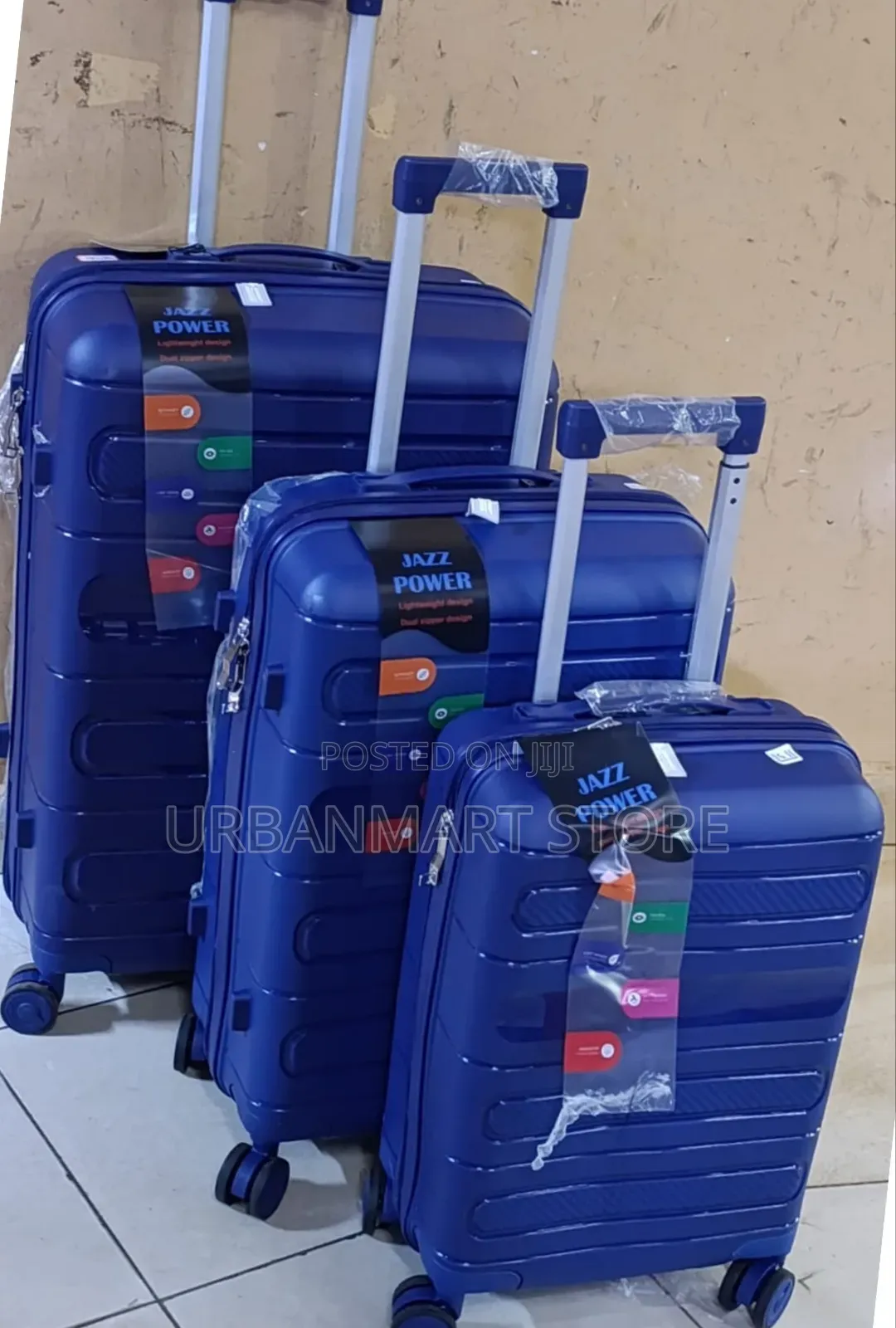 3 in 1 Unbreakable PP Suitcase Set – 71cm, 64cm 55cm
