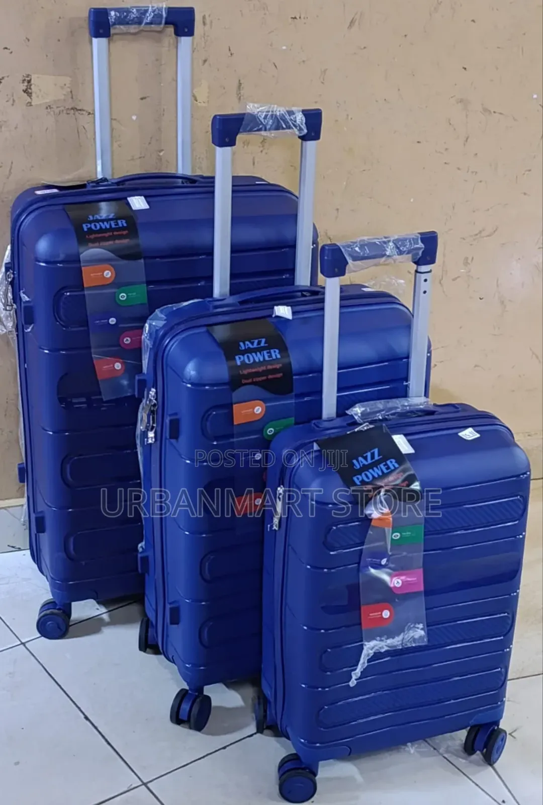 3 Piece Unbreakable Travel Luggage Set – PP Material