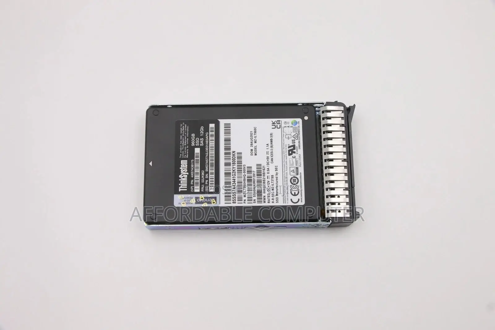 Lenovo Thinksystem 4xb7a38175 2.5" 960gb Sas 12g Sr650 Server SSD