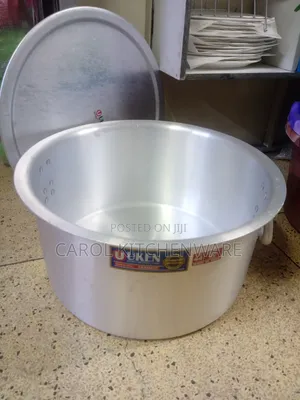 80 LTR Heavy Gauge Aluminium Sufuria With Handle