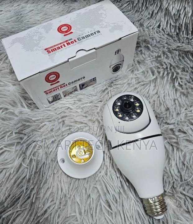 Smart WiFi Bulb CCTV Camera 360° Panoramic Security Camera