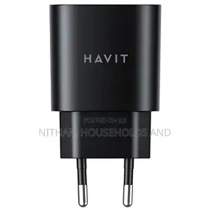 Havit Uc25w Wall Charger Pd Type-C 25w Fast Charger – Black