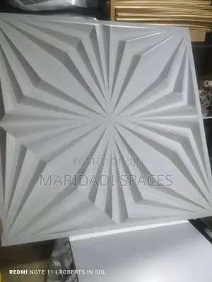White 3D Wall Panels