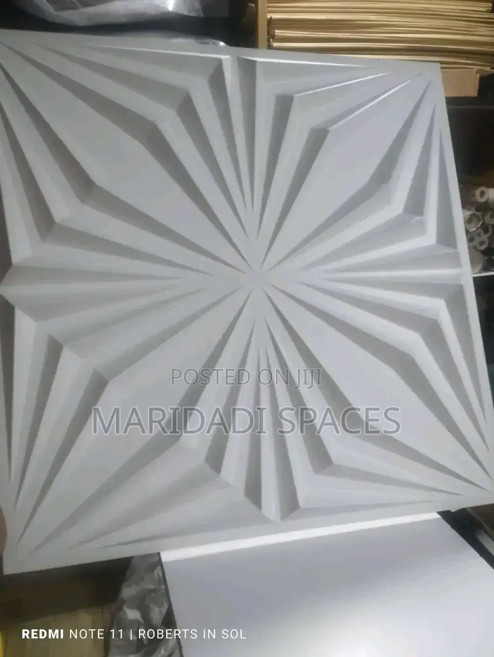 White 3D Wall Panels