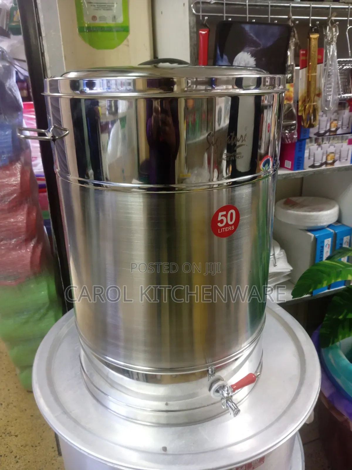 50 LTR Signature Stainless Steel Tea Urn / Commercial Tea Urn