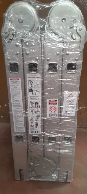 Premium 2.4M Aluminum Folding Ladder