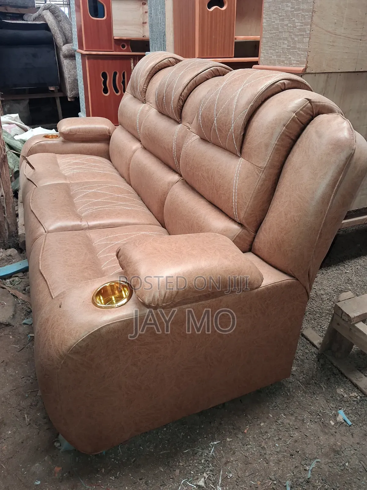Semi Recliner 3 Seater Sofa