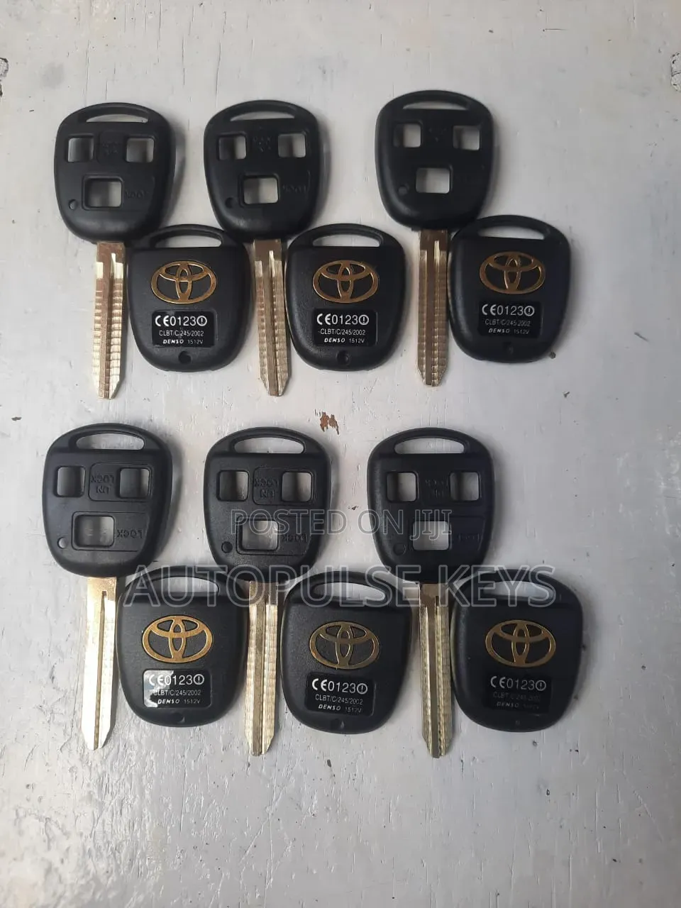 Toyota Broken Key Shell Replacement