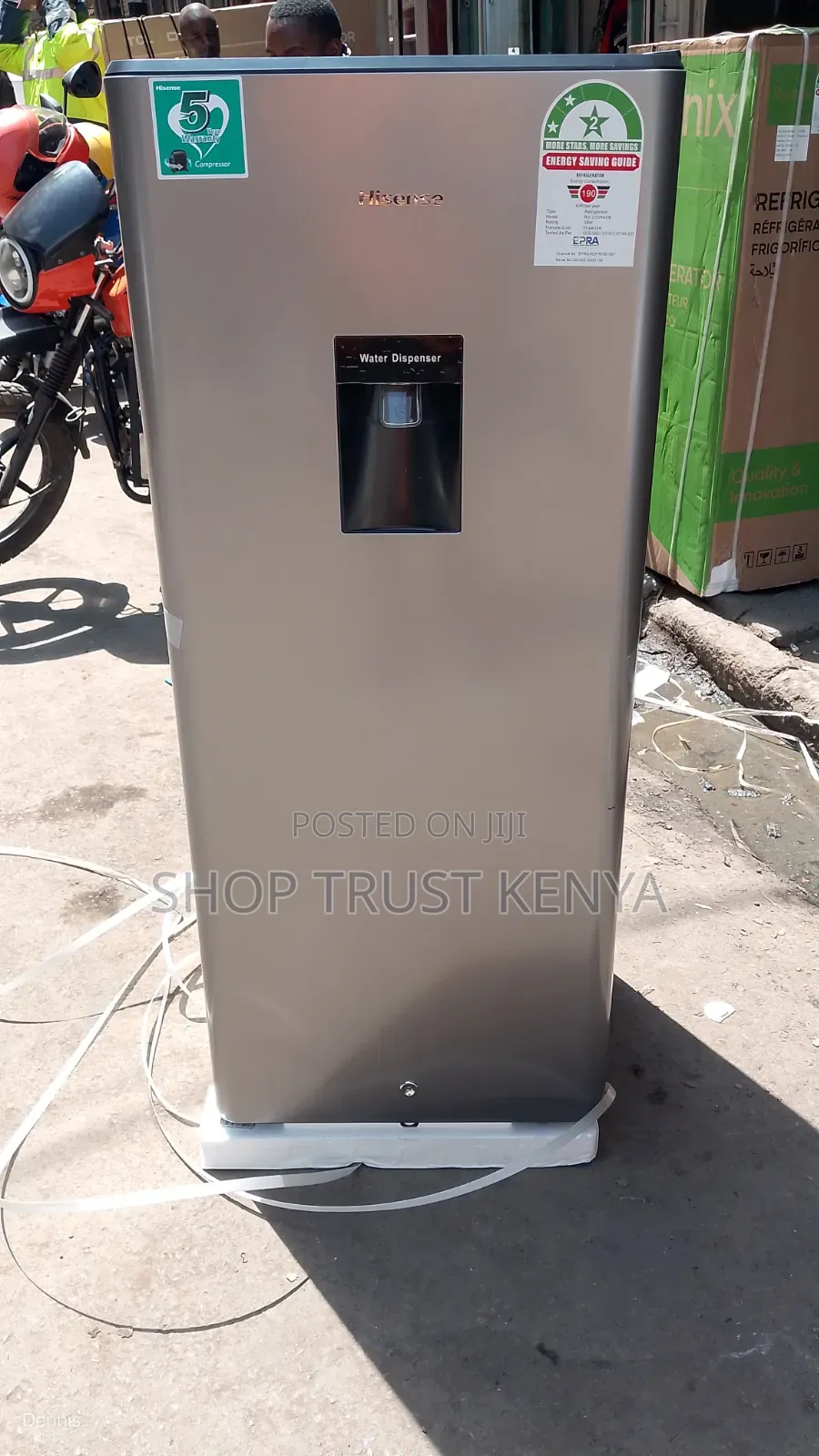 Hisense Fridge 176Litres Single Door With Dispenser