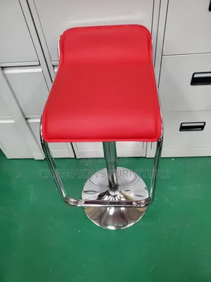 Red Sleek Apex Barstool