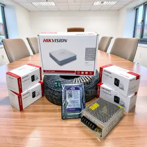 Weather-Resistant 4 Hikvision 1080P CCTV Cameras Complete System Kit