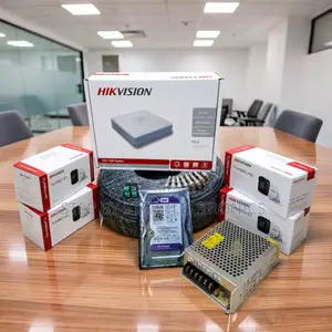 Waterproof 4 Hikvision 1080P FULL HD CCTV Cameras Complete System Kit