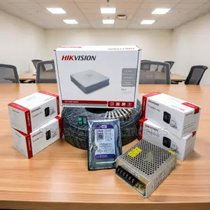 Very Clear 4 Hikvision 1080P FULL HD CCTV Cameras Complete System Kit