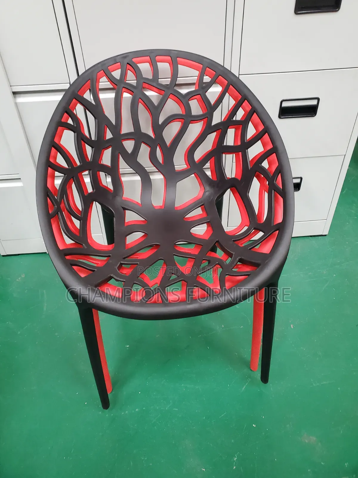 Branch Cutout Modern Accent Chair