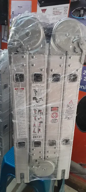 One Ladder, Endless Uses: 8ft (2.4M) Multipurpose Folding Ladder