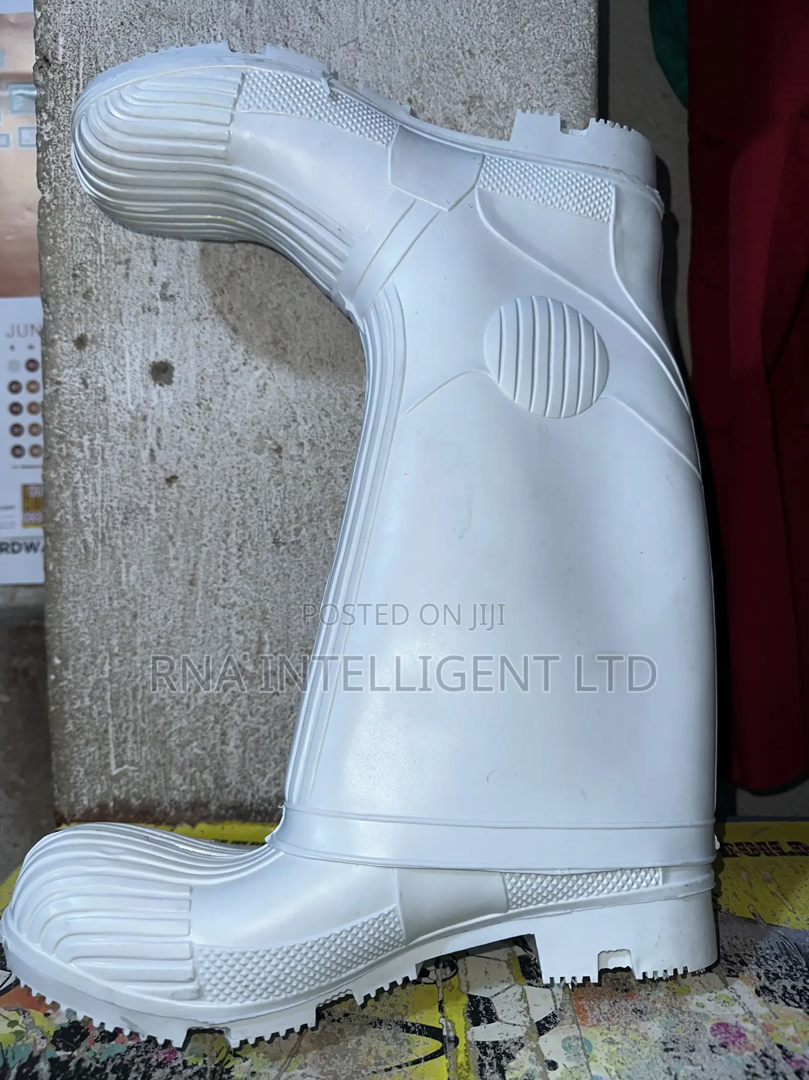 Heavy Duty White Gumboots