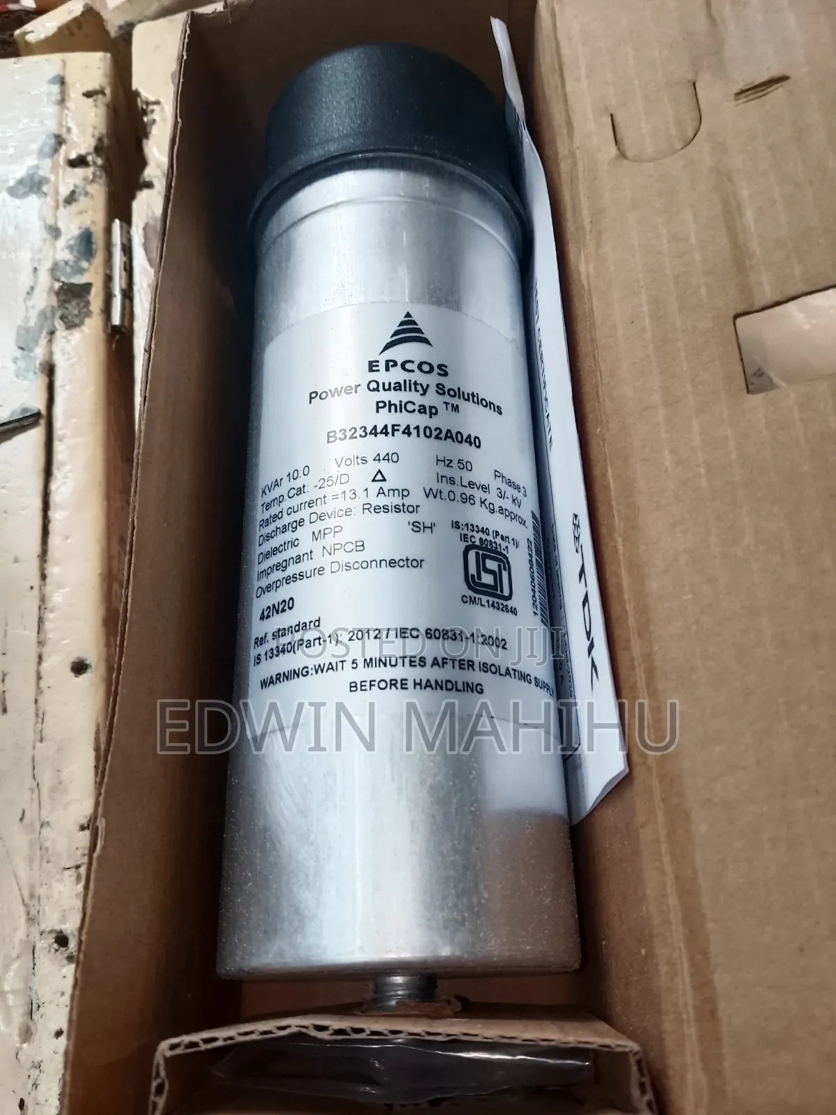10kvar Power Factor Capacitors