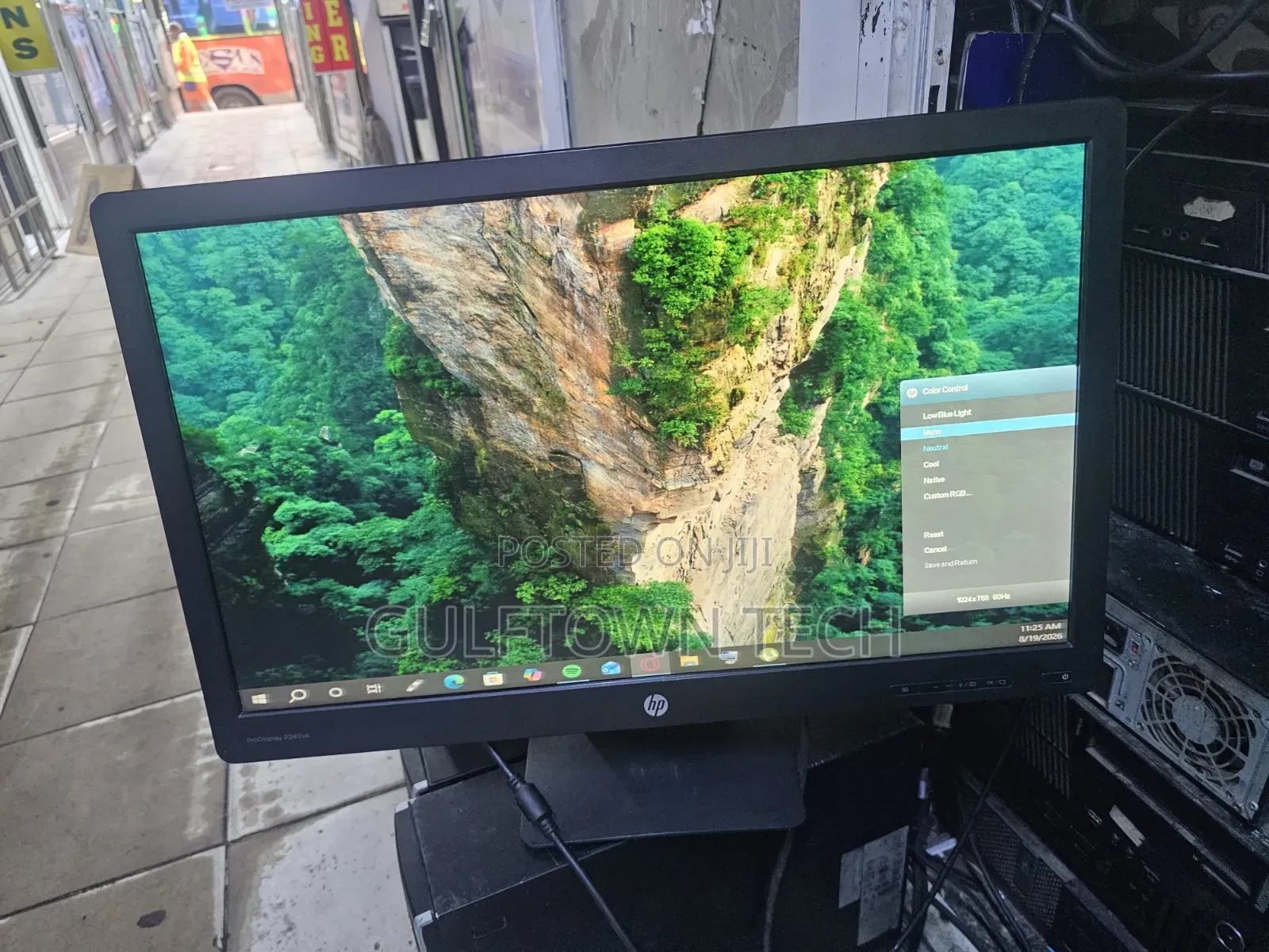 HP 24inch With D.p Hdmi 1080p