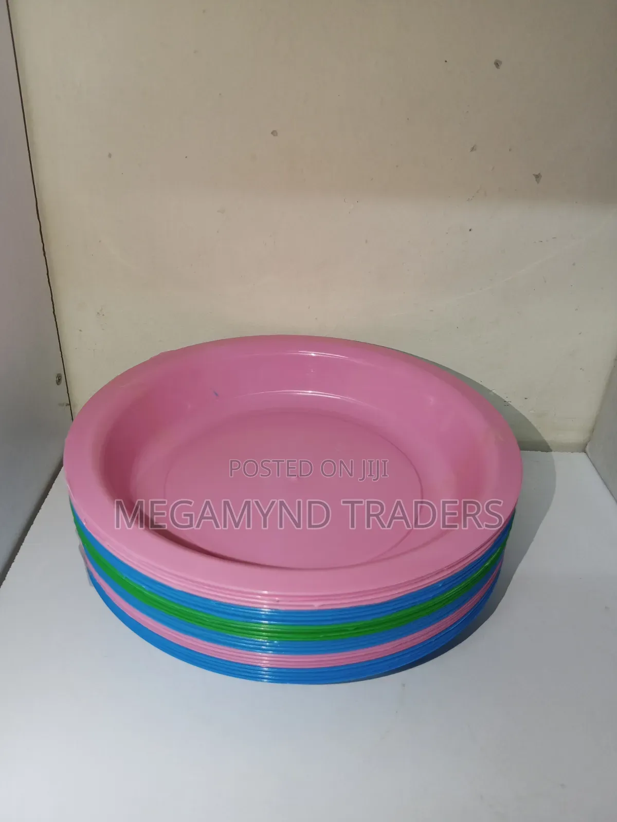 12pc Reusable Plastic Plates / Party Plate