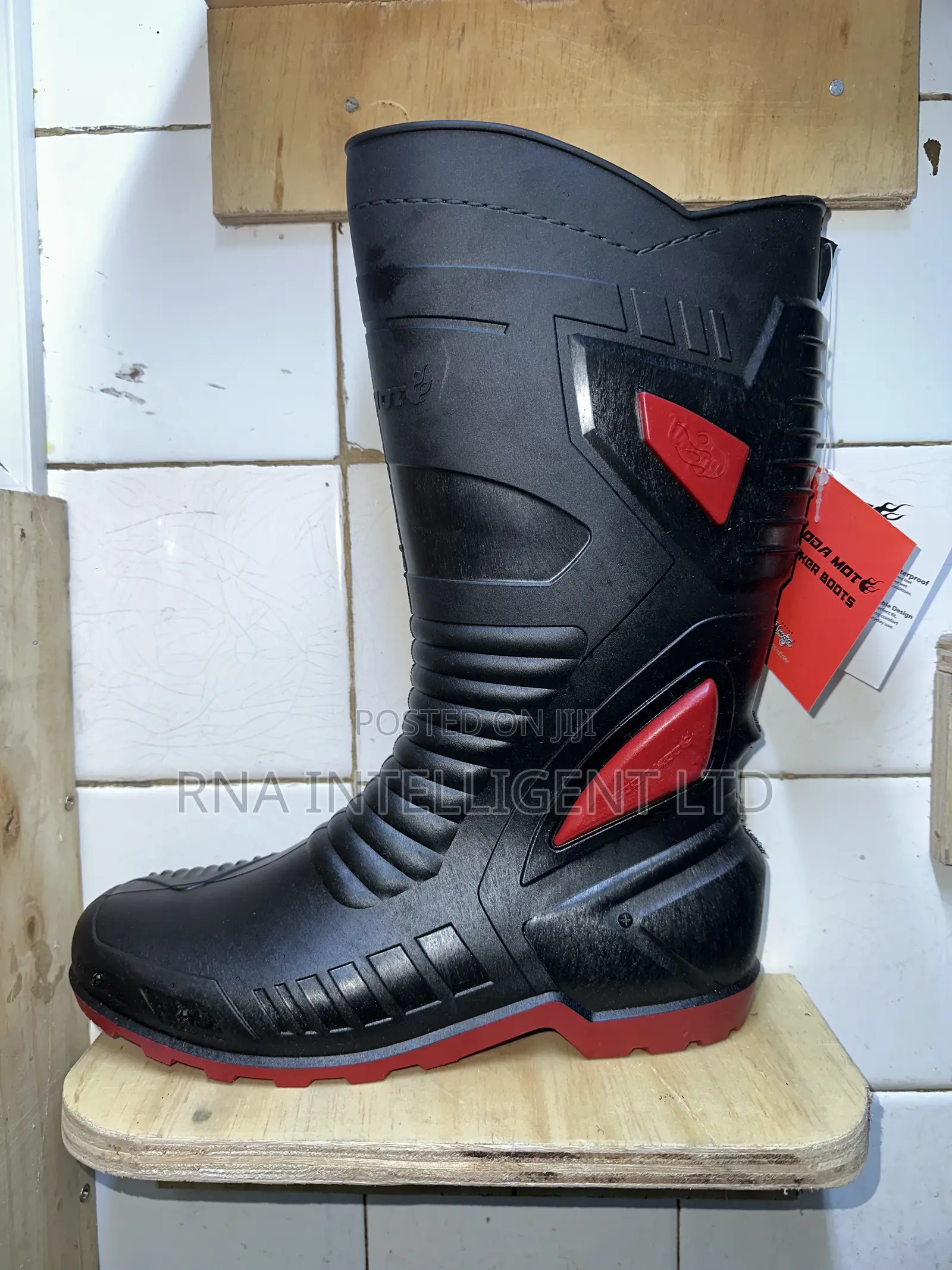 Ace Black Gumboot