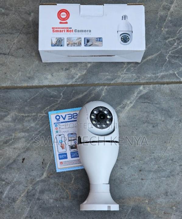 Smart Bulb CCTV Camera With WiFi, Motion Detection Night Vision