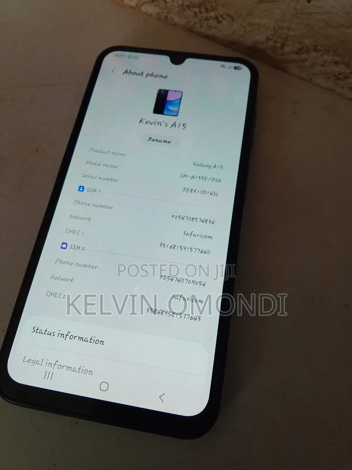 Samsung Galaxy A15 5G 128 GB Black