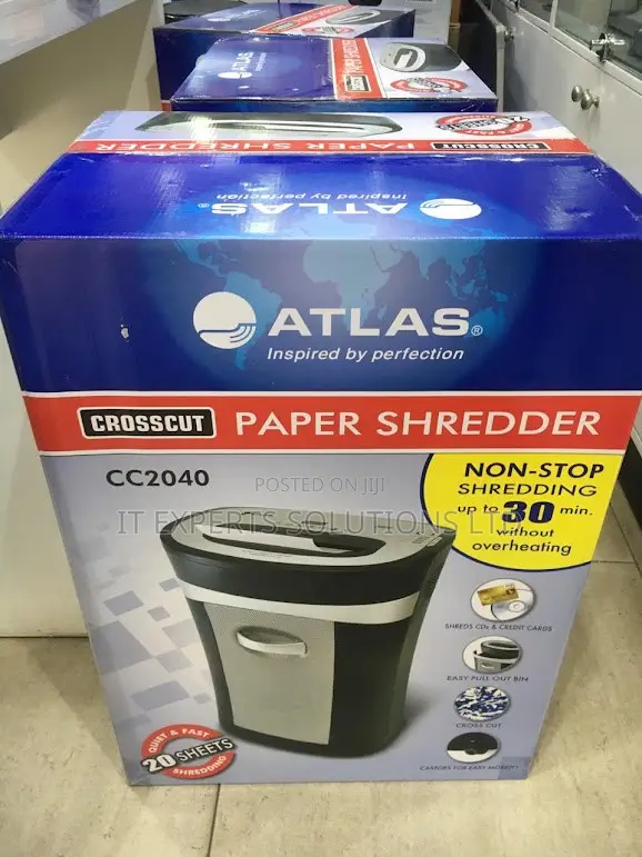 Atlas Cc2040 Crosscut 20 Sheets Paper Shredder