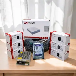 Low Prices 6 Hikvision 1080P Full HD 2MP CCTV Cameras Complete Kit