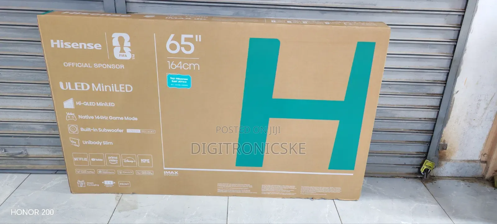 Hisense 65" ULED Mini Led Frameless TV