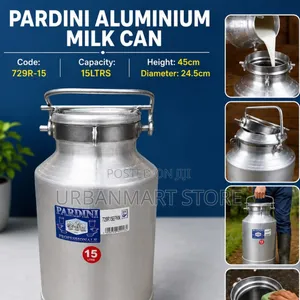 Pardini Aluminium Milk Can 15L – Strong Durable