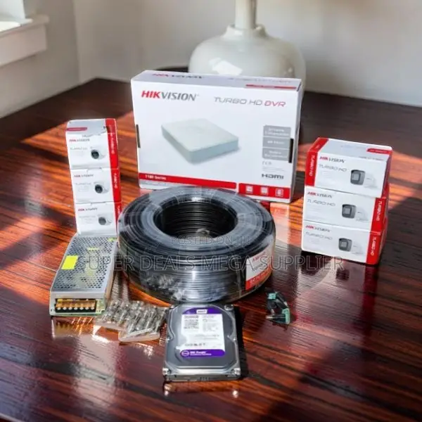 Closeout 6 Hikvision 1080P Full HD 2MP CCTV Cameras Complete Kit