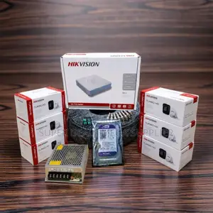 Flash Sale 6 Hikvision 1080P Full HD 2MP CCTV Cameras Complete Kit