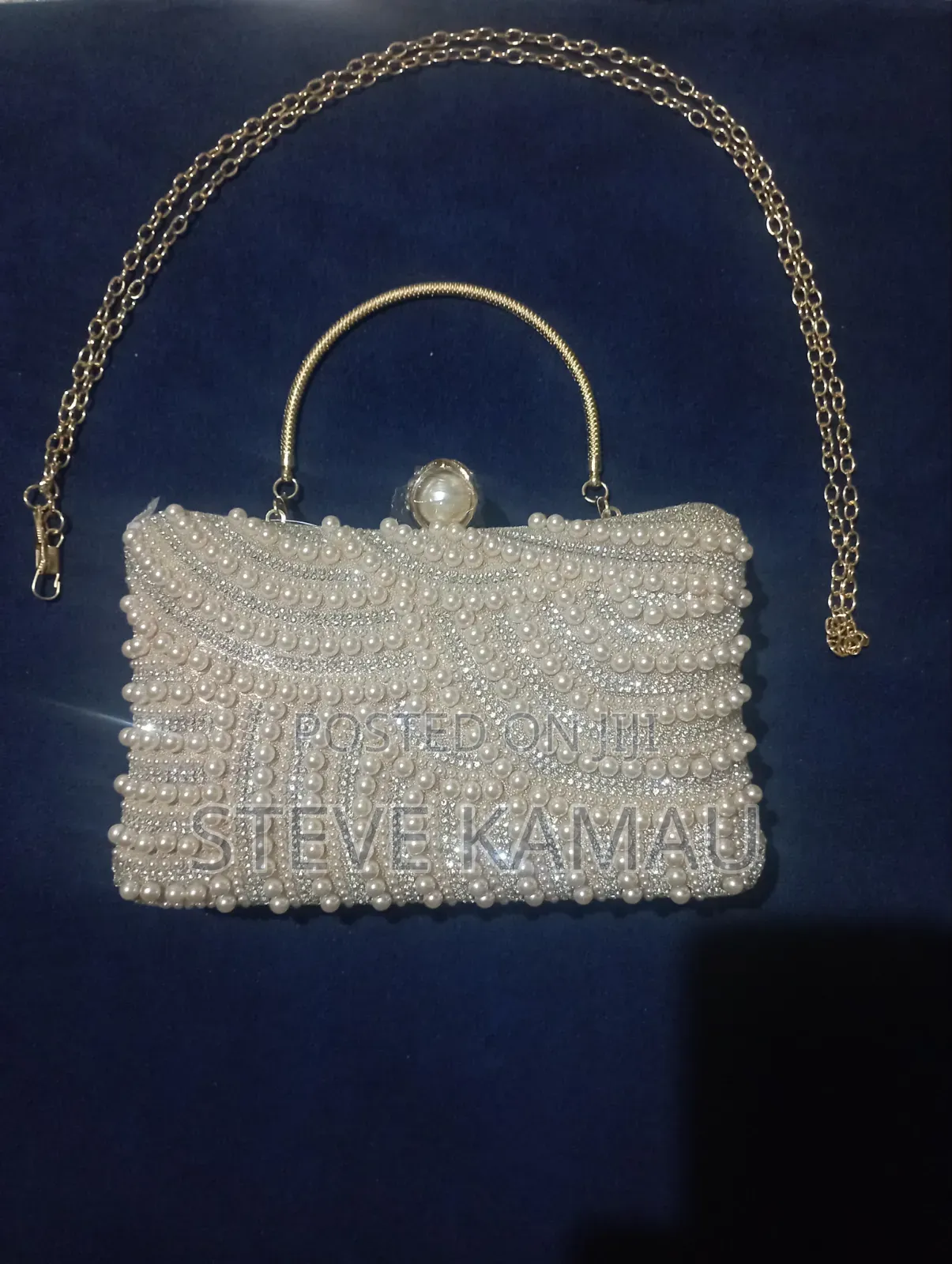 Stunning Party Clutch Evening Event Bag With Handle or Shoulder Chain