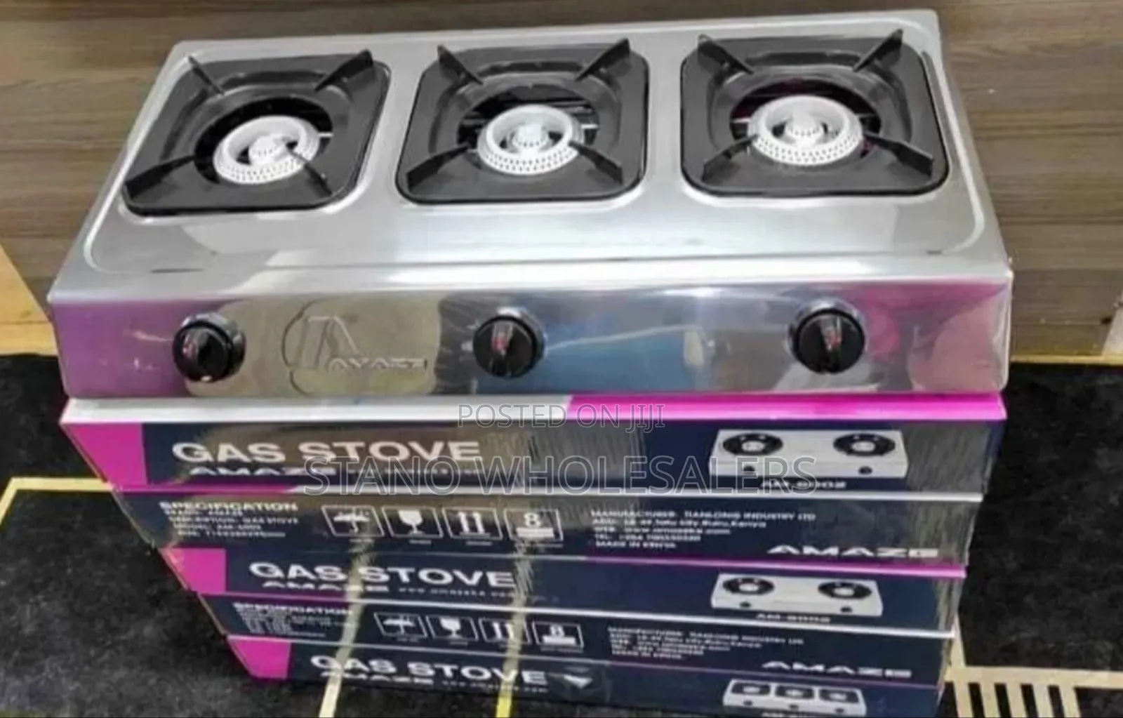 Amaze 3 Burners Table Top