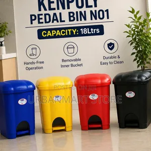 Kenpoly Pedal Bin 18 Litres With Removable Inner Bucket