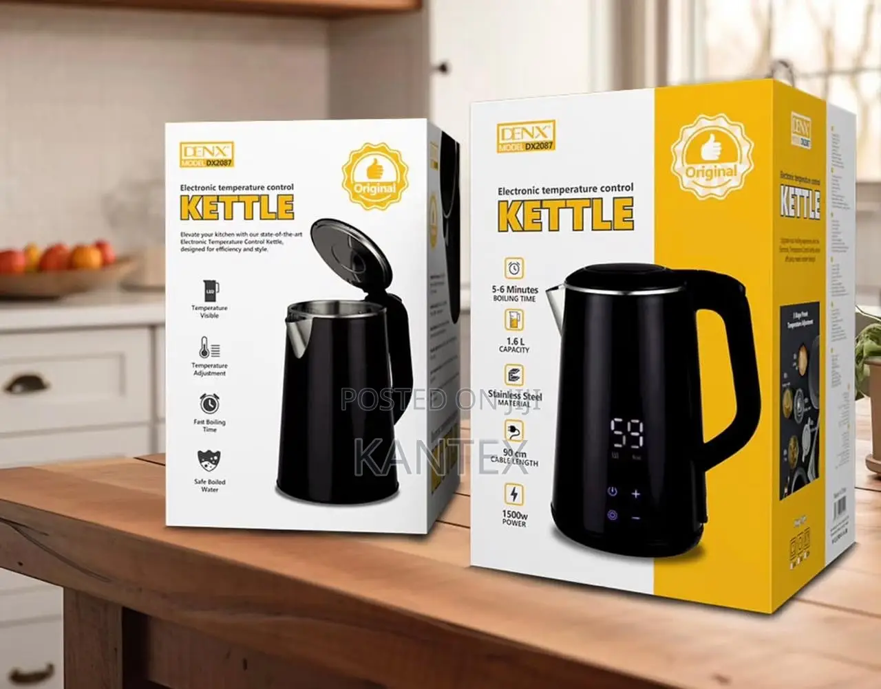 Denx DX2087 Electronic Temperature Control Kettle
