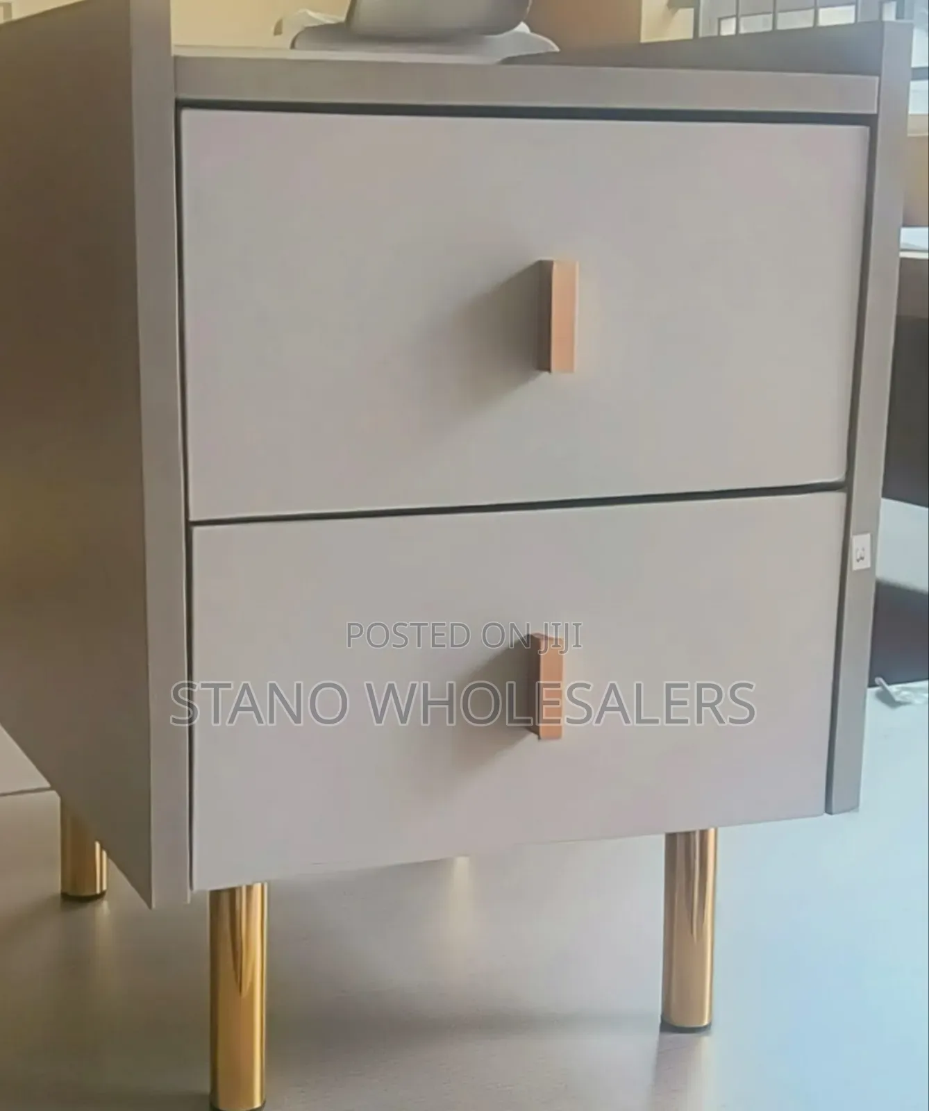 Brown Executive Bed Side Drawer