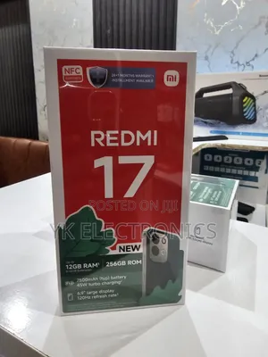 New Xiaomi Redmi 17 128 GB Black