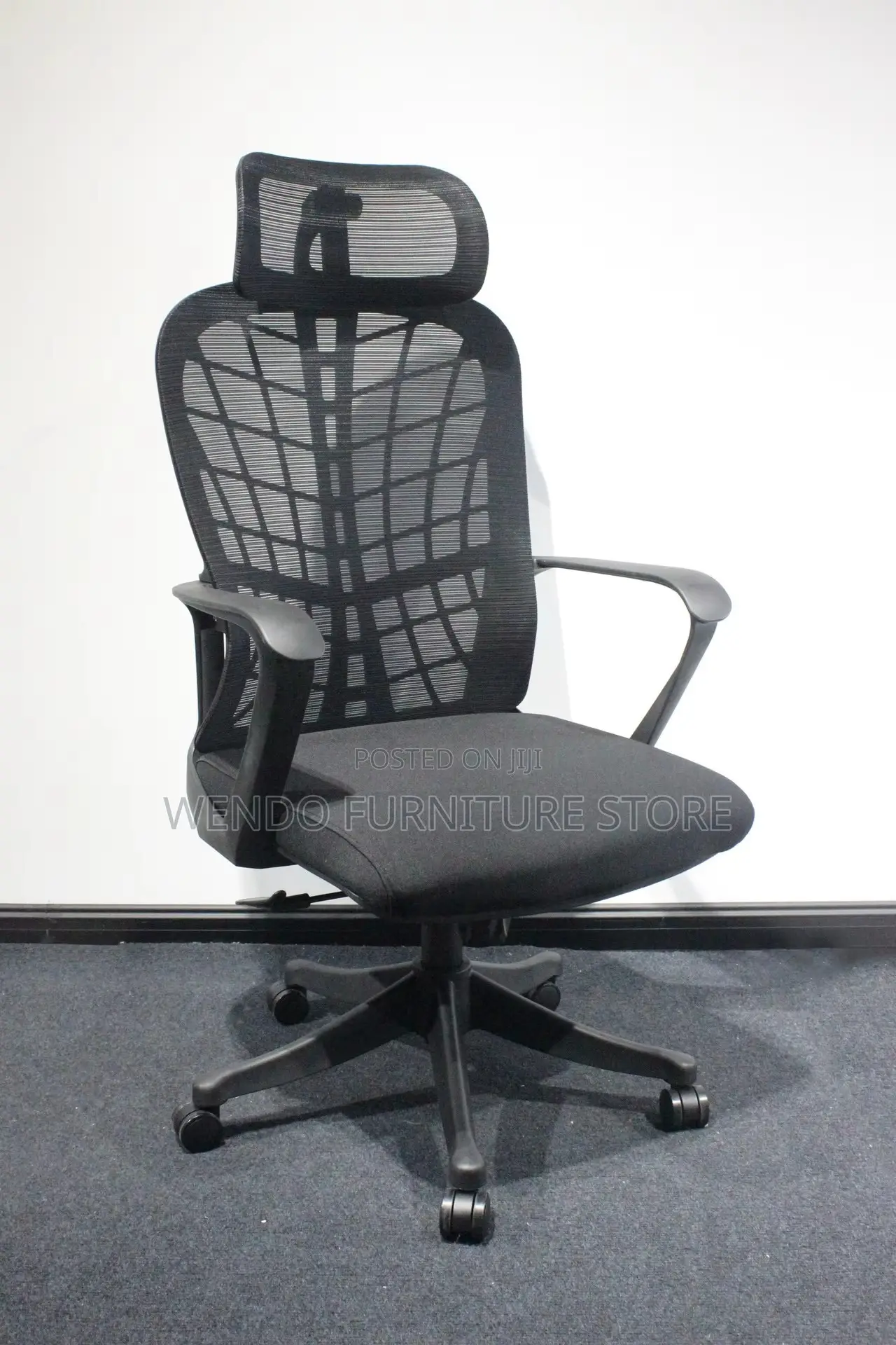 Office Chairs; Ergonomic High Backrest Office Fabric Chair