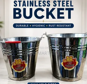 16L Stainless Steel Bucket – Rust Resistant