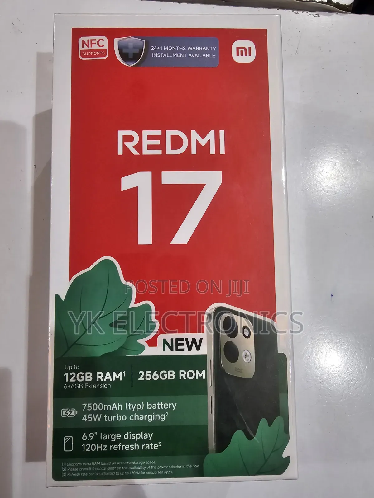 New Xiaomi Redmi 17 256 GB Green