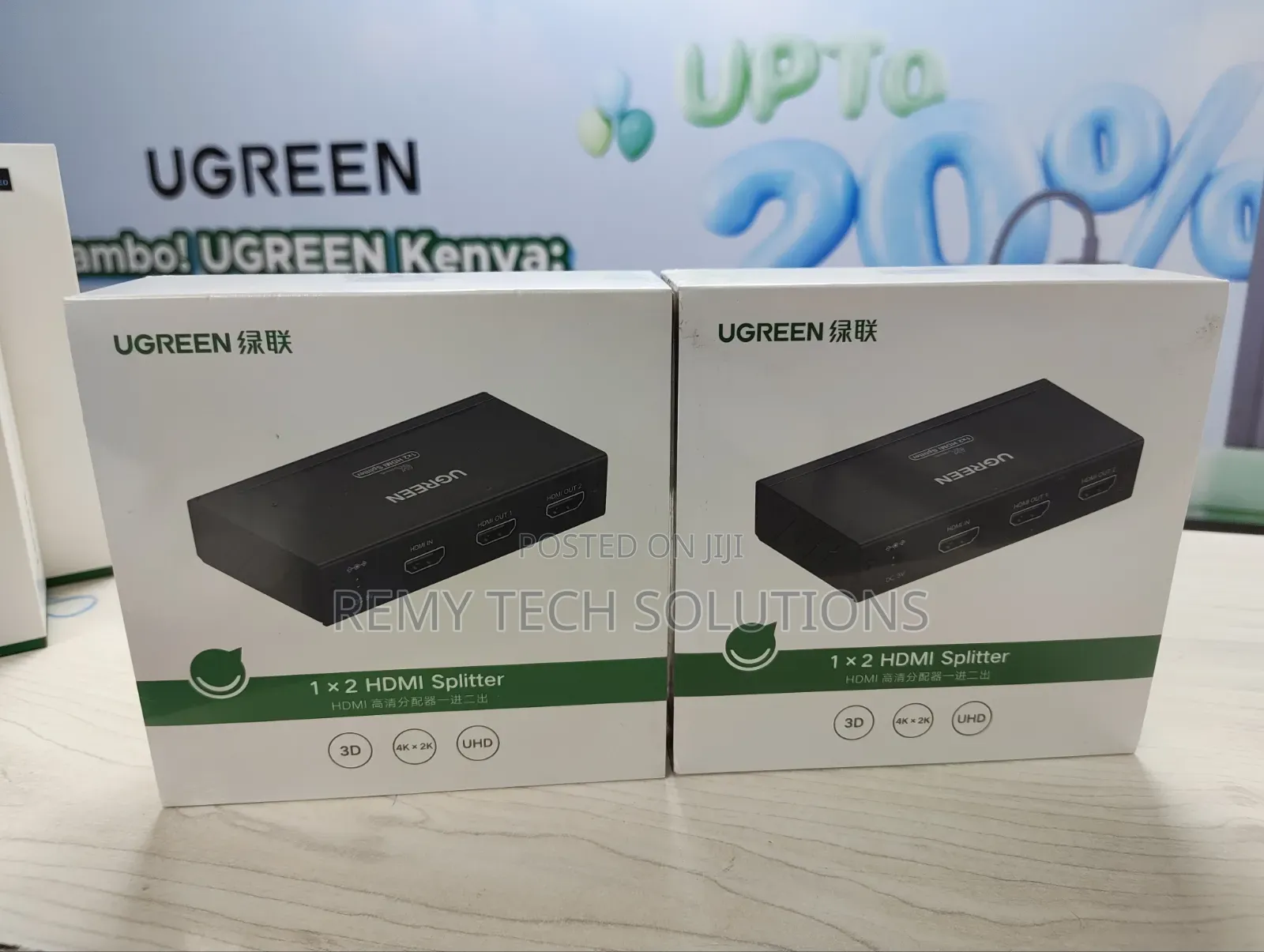 UGREEN HDMI Splitter 1 in 2 Out UK