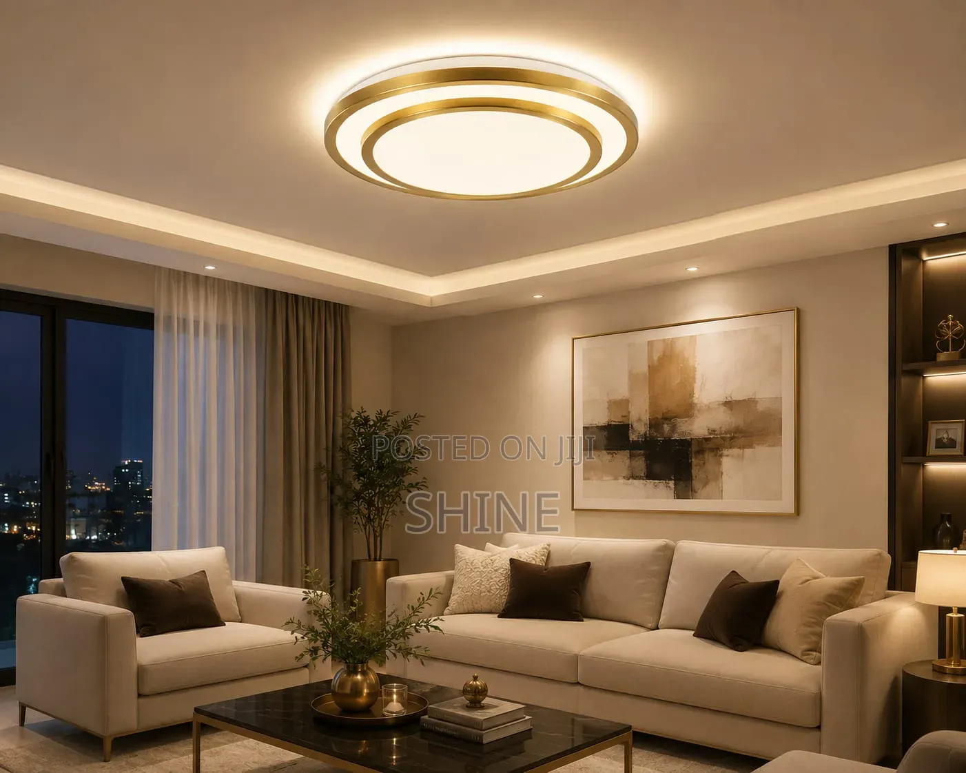 Double Layered Modern Ceiling Light