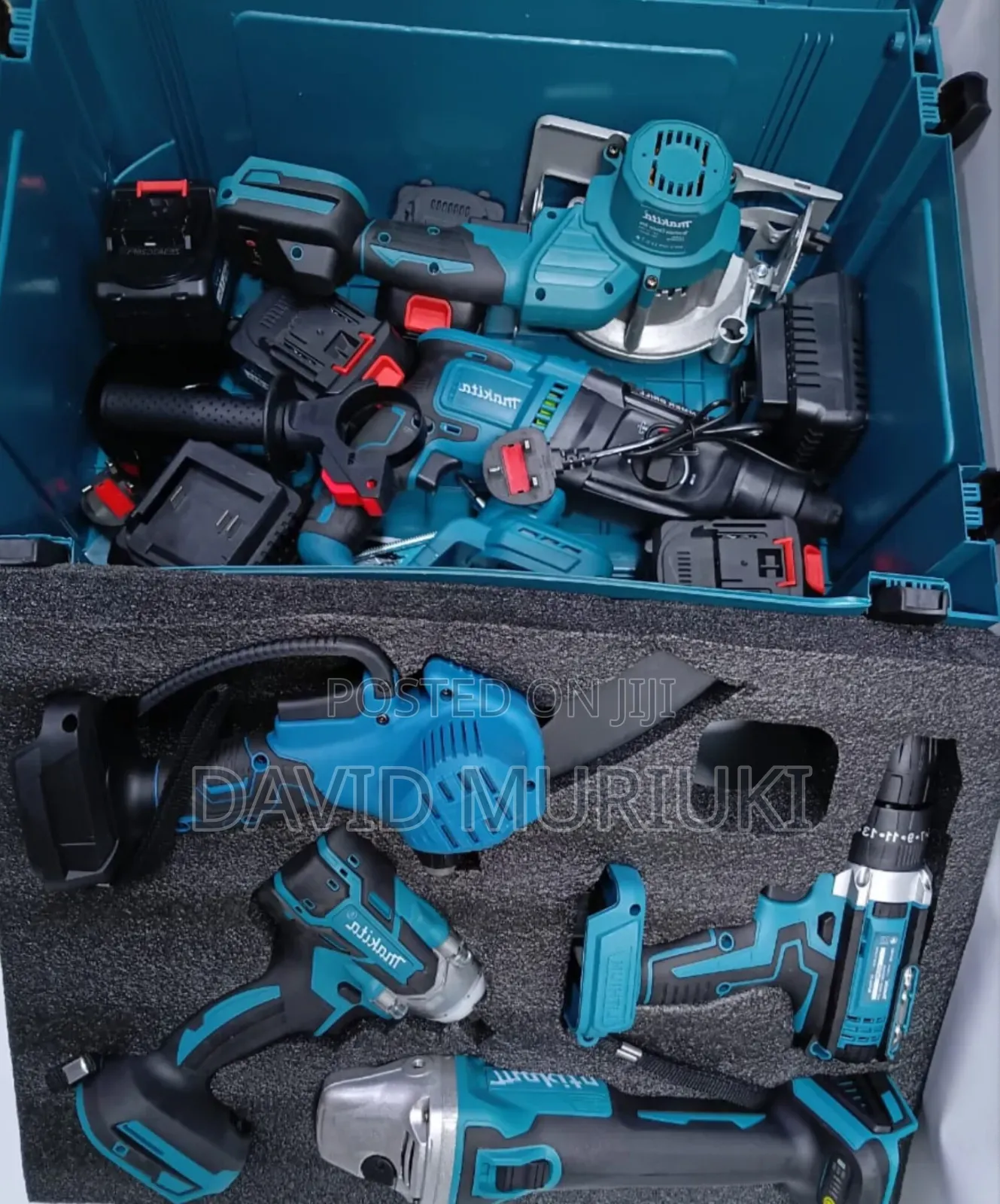 Makita Cordless 5-in-1 Power Tool Combo Set.