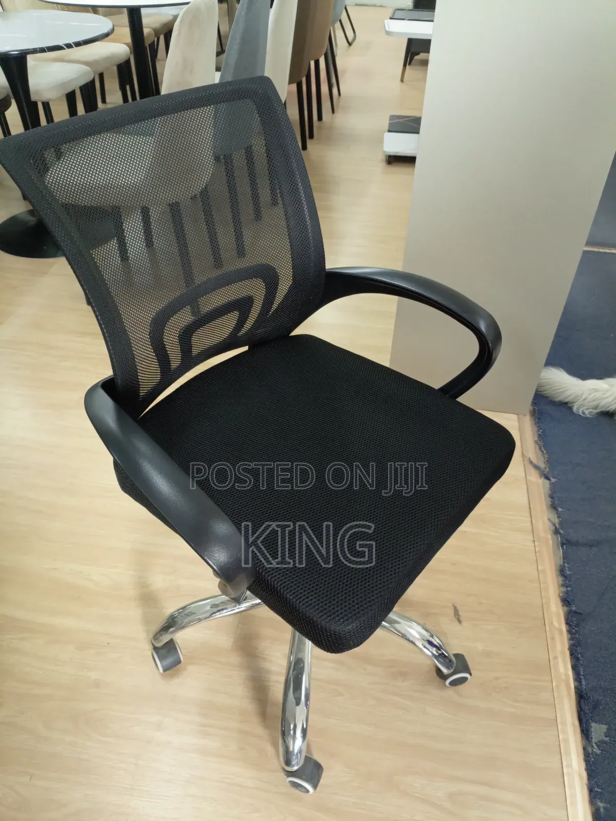 Brand New Office Chair With Metallic Base