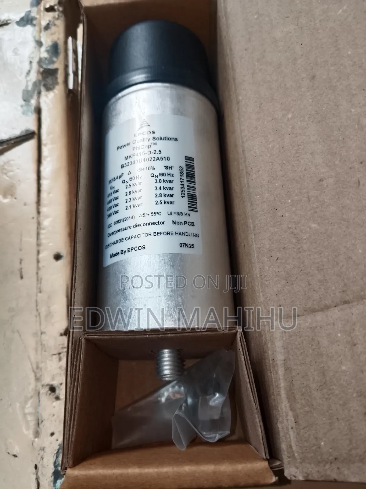 2.5kvar Power Factor Capacitor