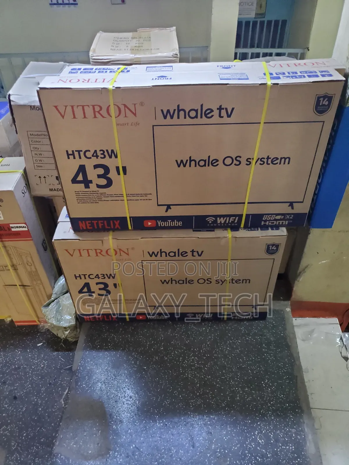 Vitron 43" Smart TV - Whale Os "Netflix, YouTube More!