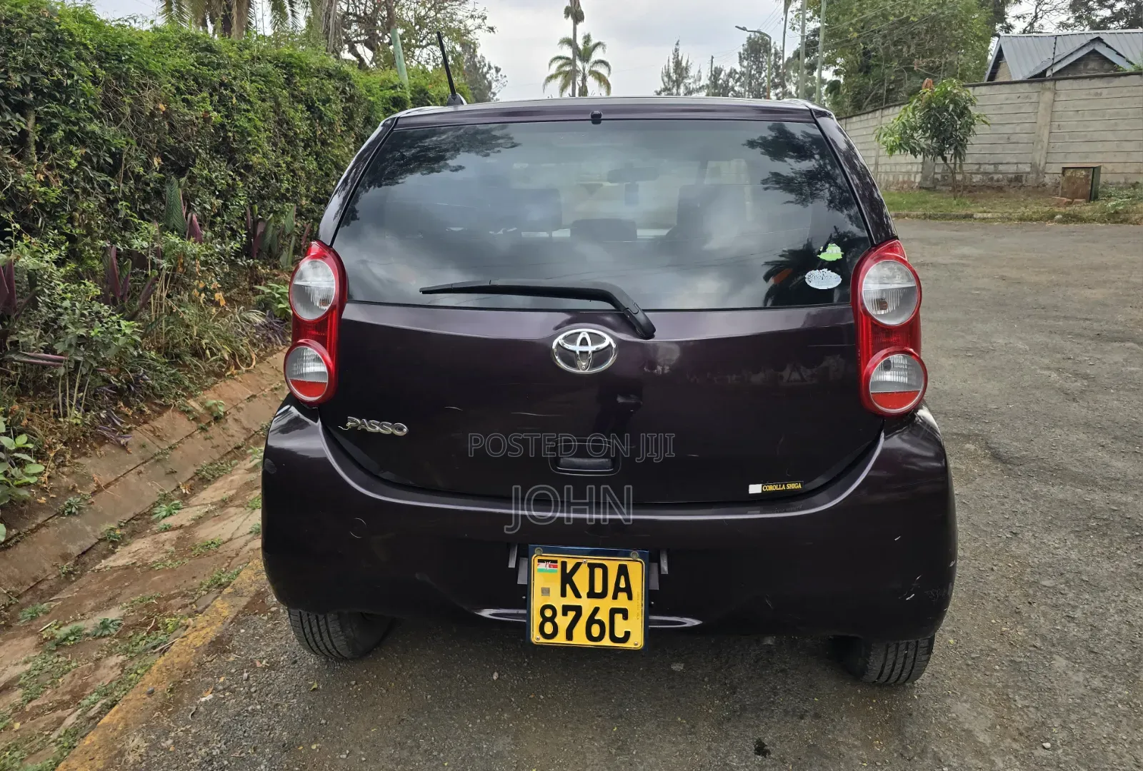 Toyota Passo 1.0 AWD 2013 Burgundy