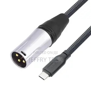 USB C to XLR Male Audio Cable,USB C Smartphone/Laptop to XLR Male Outp