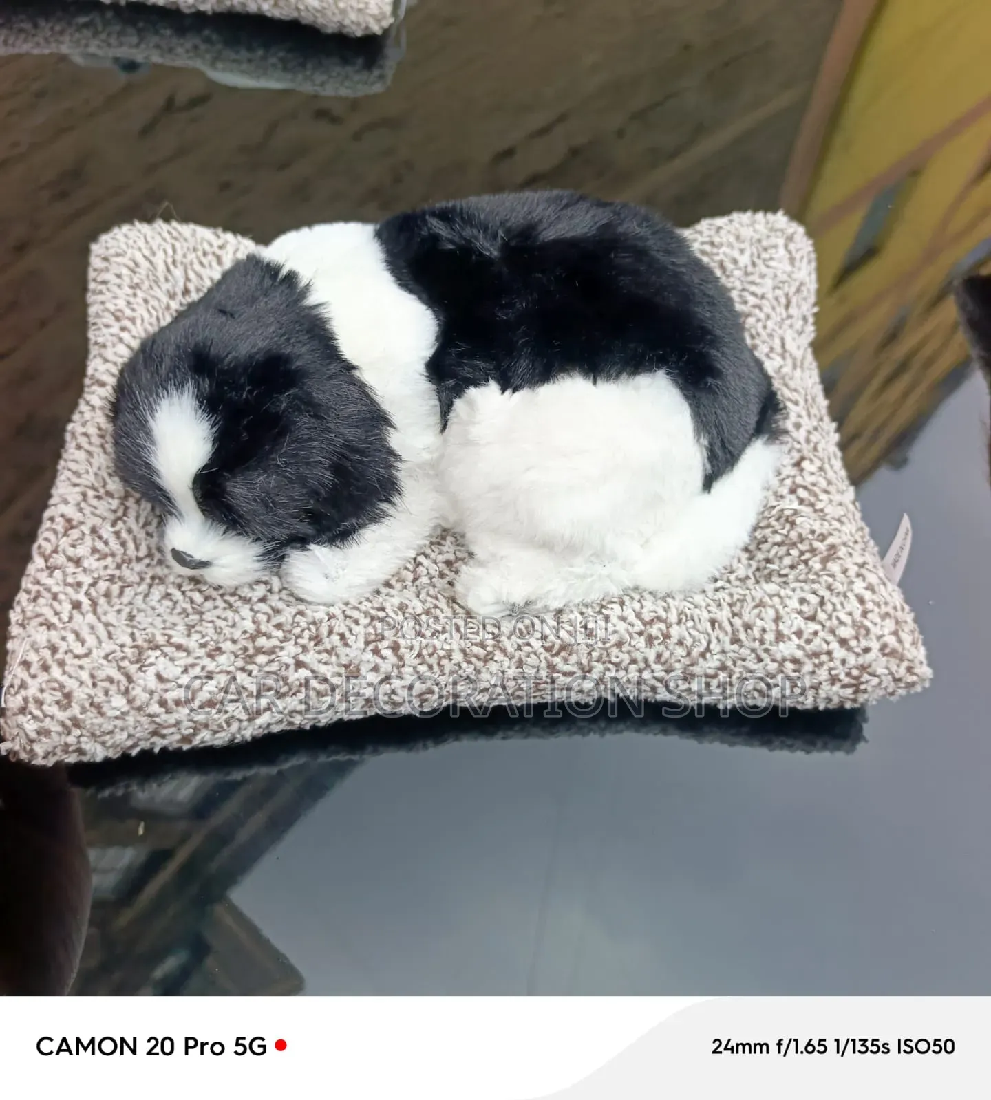 Car Dashboard Toy Sleeping Dog Stuffed Toy
